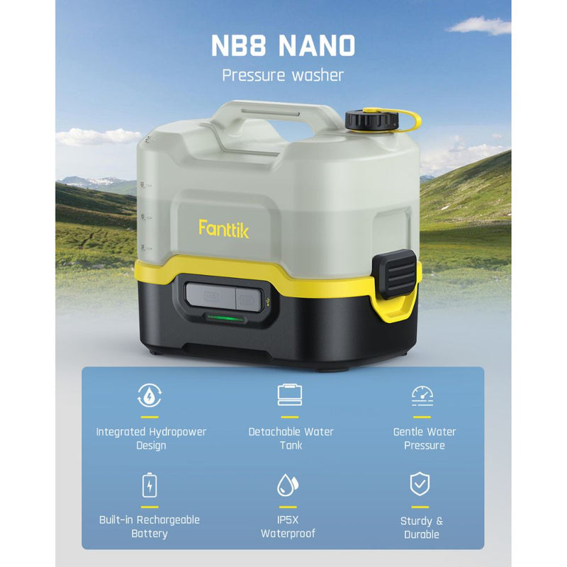 The ultimate portable spray cleaner - high pressure, compact, cordless cleaning, a good cleaning helper anytime, anywhere