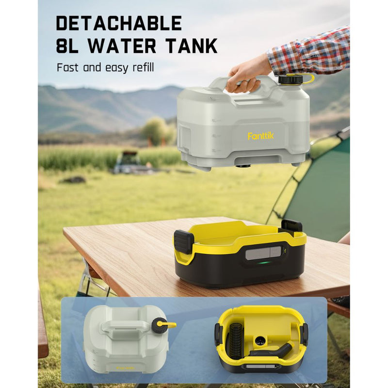 The ultimate portable spray cleaner - high pressure, compact, cordless cleaning, a good cleaning helper anytime, anywhere