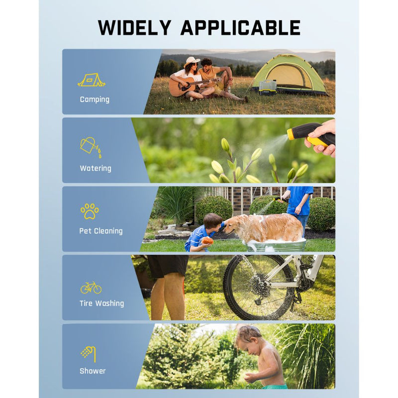 The ultimate portable spray cleaner - high pressure, compact, cordless cleaning, a good cleaning helper anytime, anywhere
