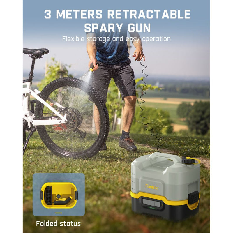 The ultimate portable spray cleaner - high pressure, compact, cordless cleaning, a good cleaning helper anytime, anywhere