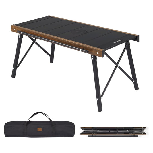 Multi-Use Foldable Camp Table – Ultralight Aluminum Frame, Adjustable Height for Outdoor Dining